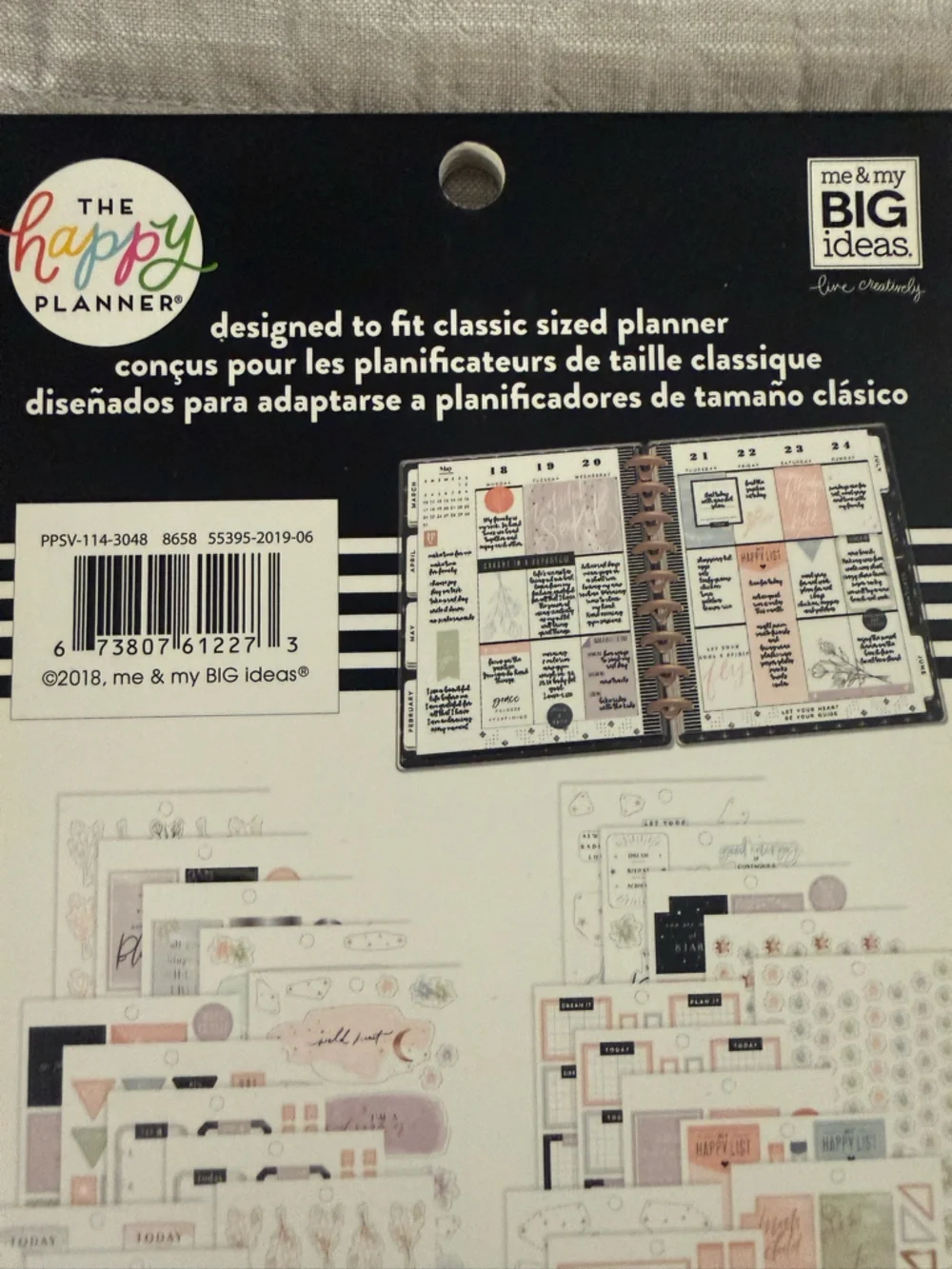 The Happy Planner sticker sheets